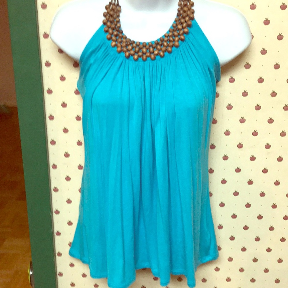 Beaded halter top